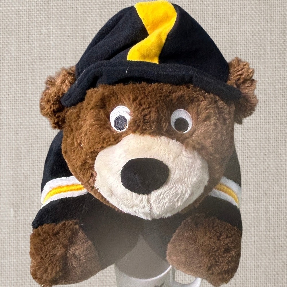 Pillow Pets NFL Pittsburgh Steelers Bear Plush Medium 18" Mascot‎